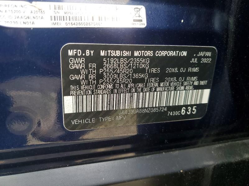 2022 Mitsubishi Outlander se