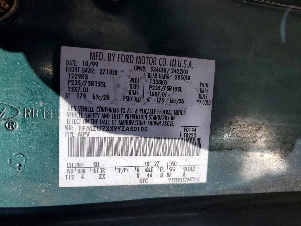 2000 Ford Explorer xlt