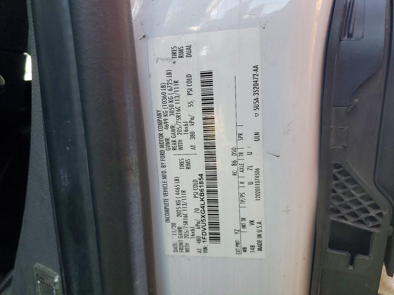 2020 Ford Transit T-350 HD