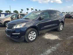 Salvage cars for sale from Copart Clewiston, FL: 2015 Chevrolet Traverse ls