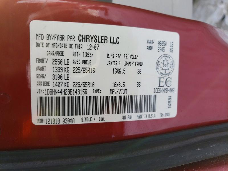 2008 Dodge Grand Caravan se