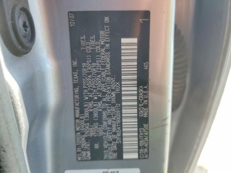 2008 Toyota Tundra Double cab