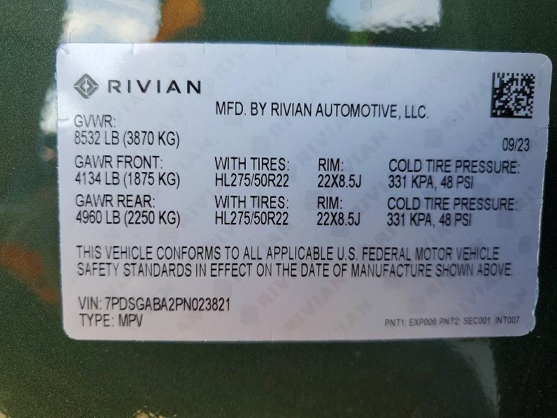 2023 Rivian R1S Adventure