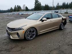 KIA salvage cars for sale: 2021 KIA K5 ex