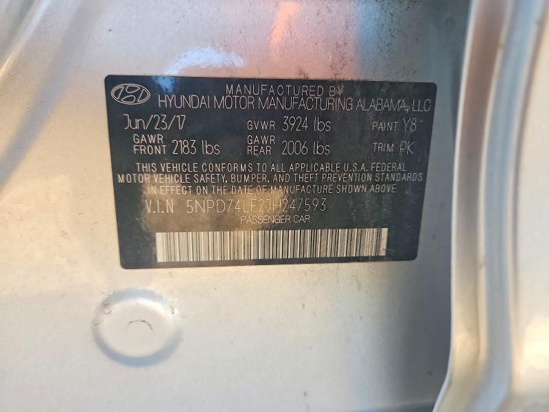 2018 Hyundai Elantra se