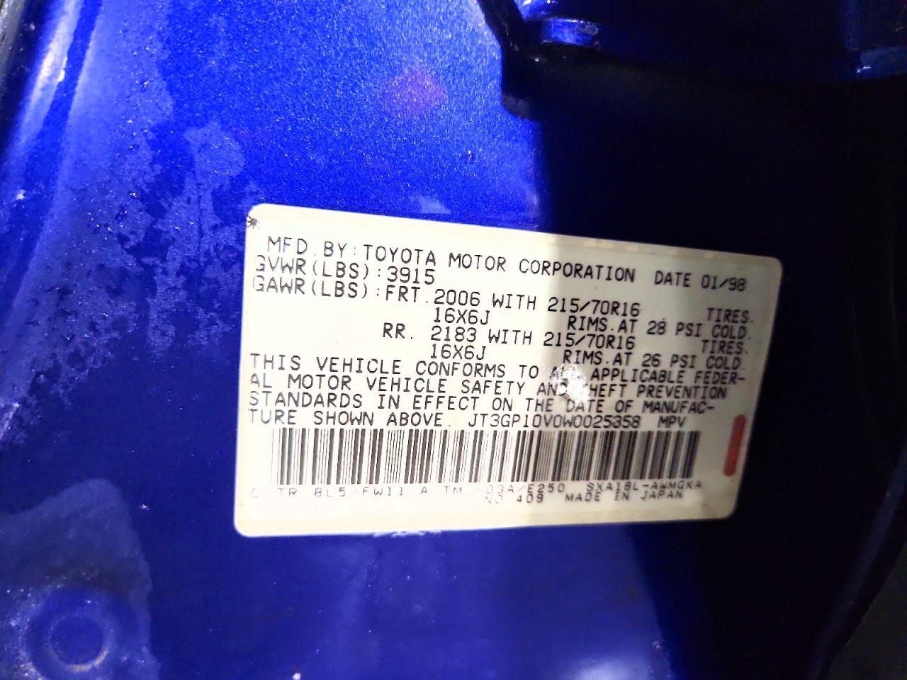1998 Toyota Rav4 Base