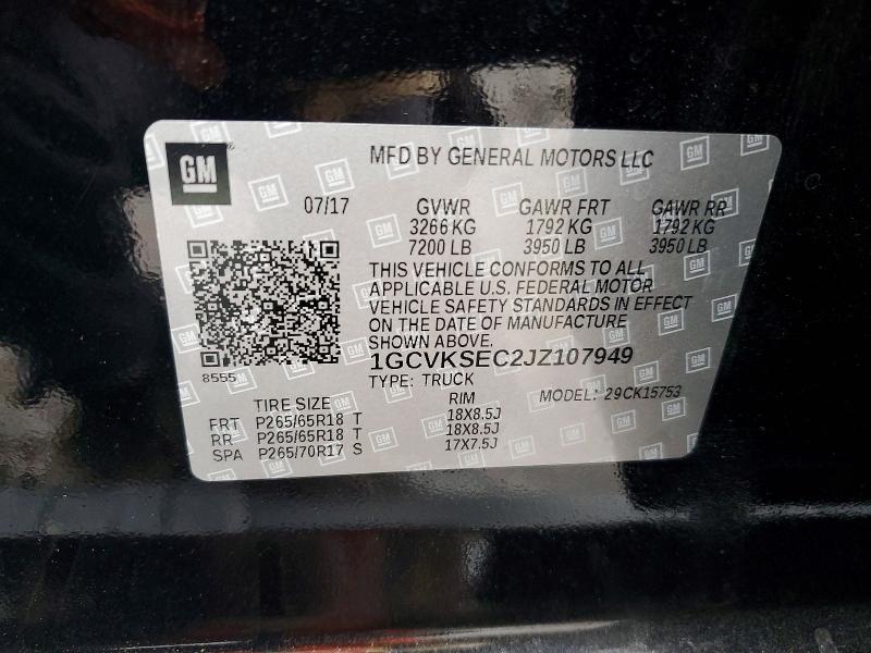 2018 Chevrolet Silverado K1500 LTZ