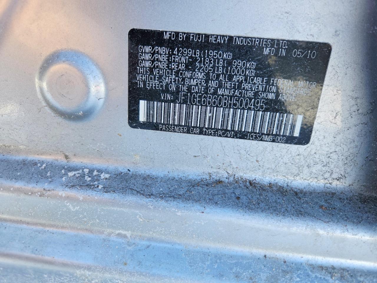 2011 Subaru Impreza 2.5i Premium