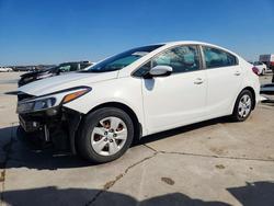 2018 KIA Forte lx en venta en Grand Prairie, TX
