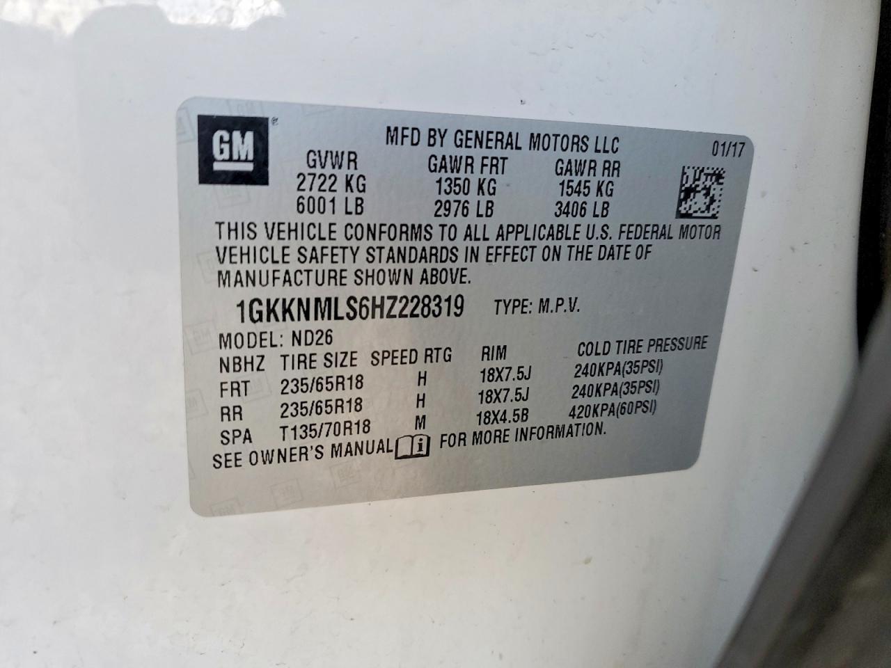 2017 GMC Acadia Slt-1