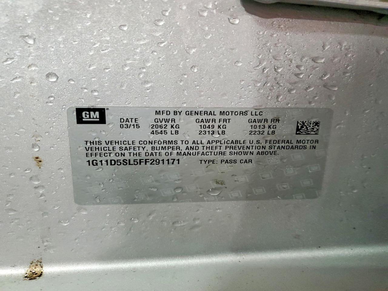 2015 Chevrolet Malibu 2LT
