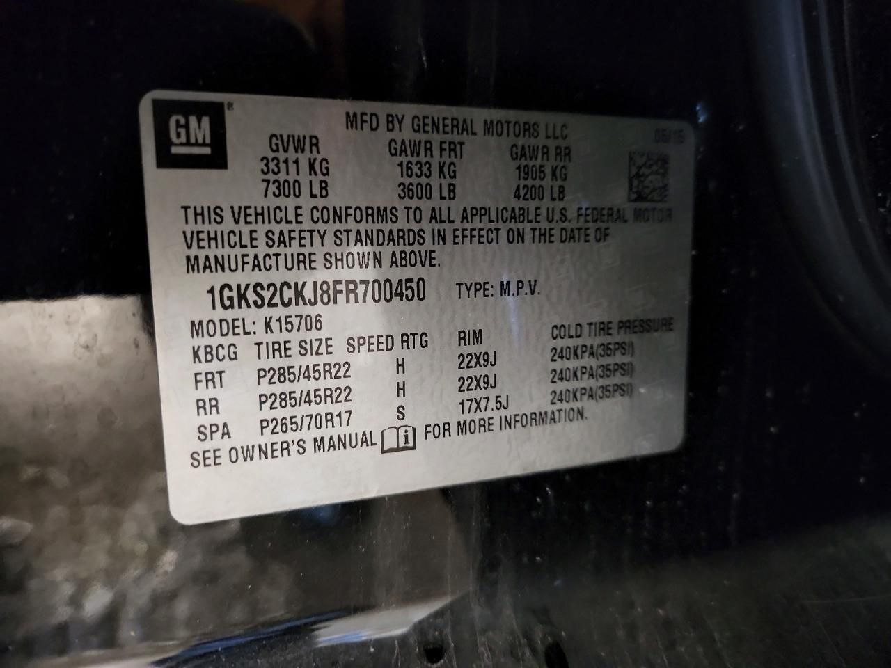 2015 GMC Yukon Denali