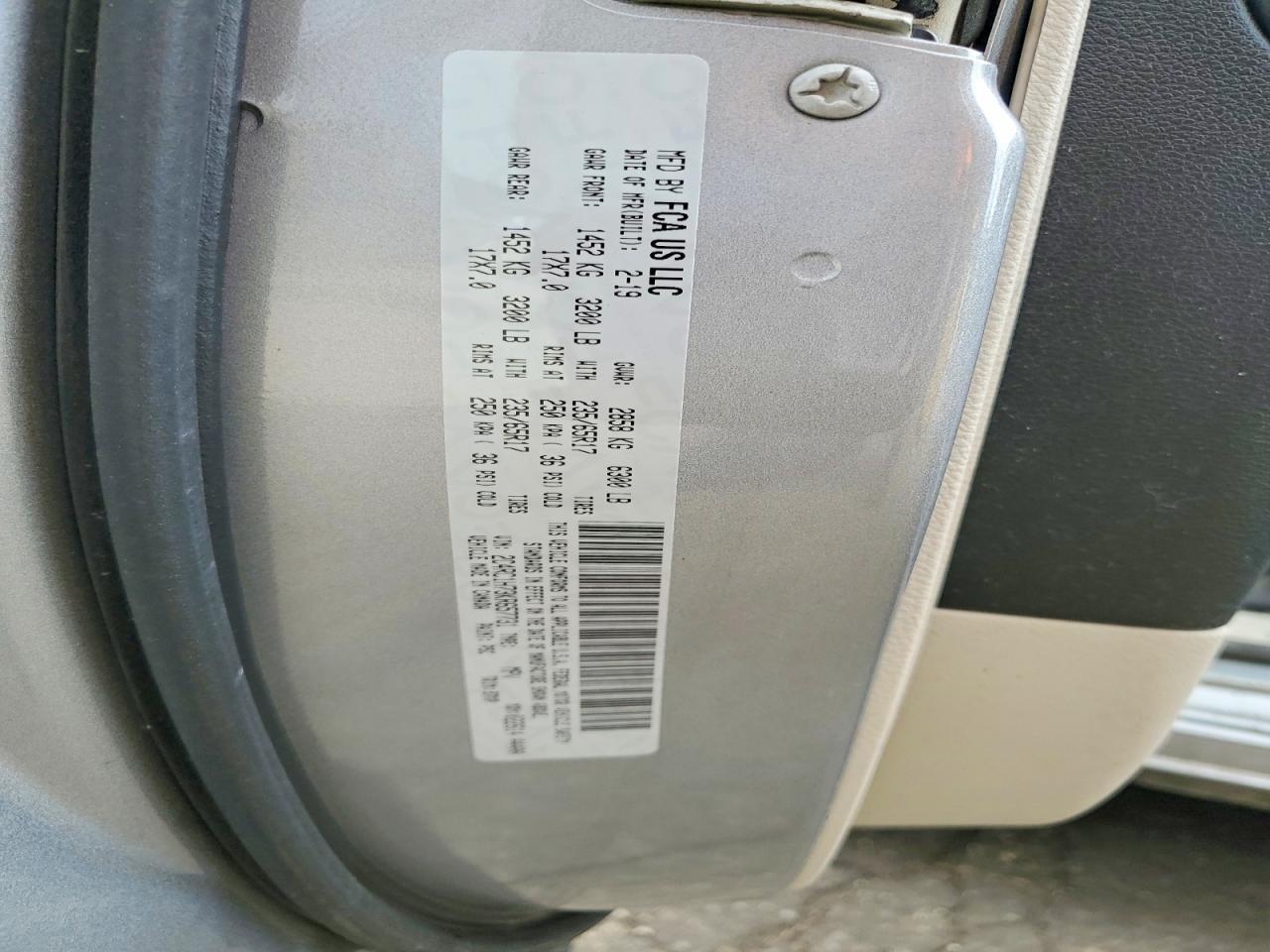 2019 Chrysler Pacifica Hybrid Touring Plus