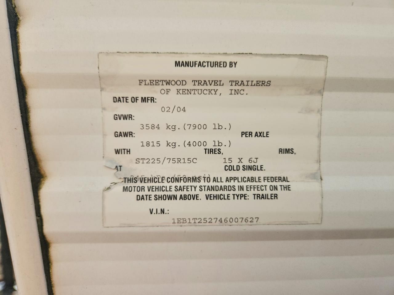 2004 Fleetwood Pioneer Camper