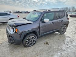 Jeep salvage cars for sale: 2017 Jeep Renegade Limited