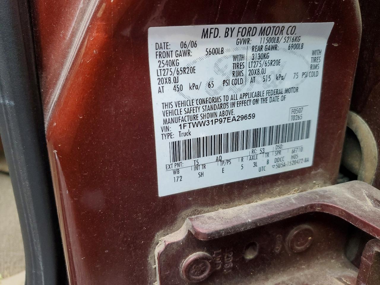 2007 Ford F350 SRW Super Duty
