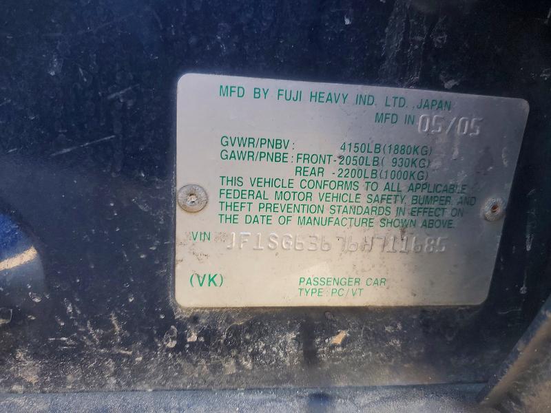 2006 Subaru Forester 2.5x