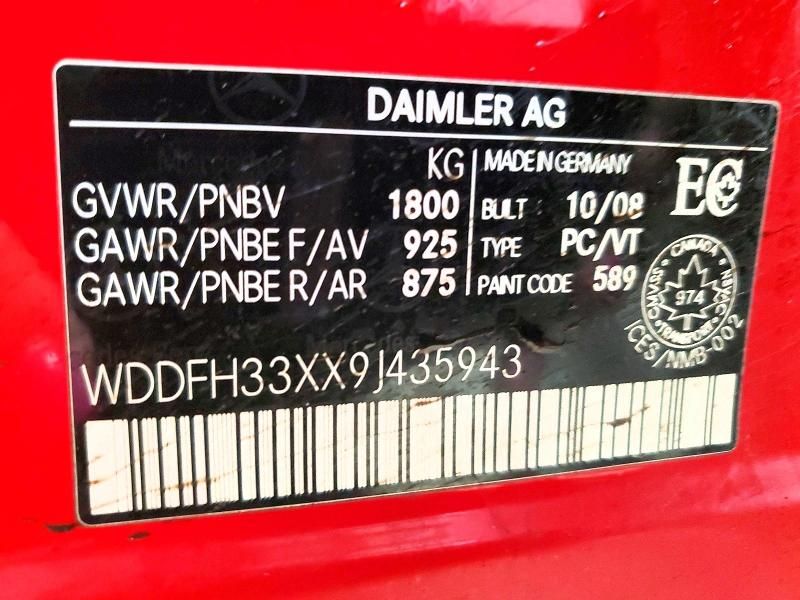 2009 Mercedes-Benz B200