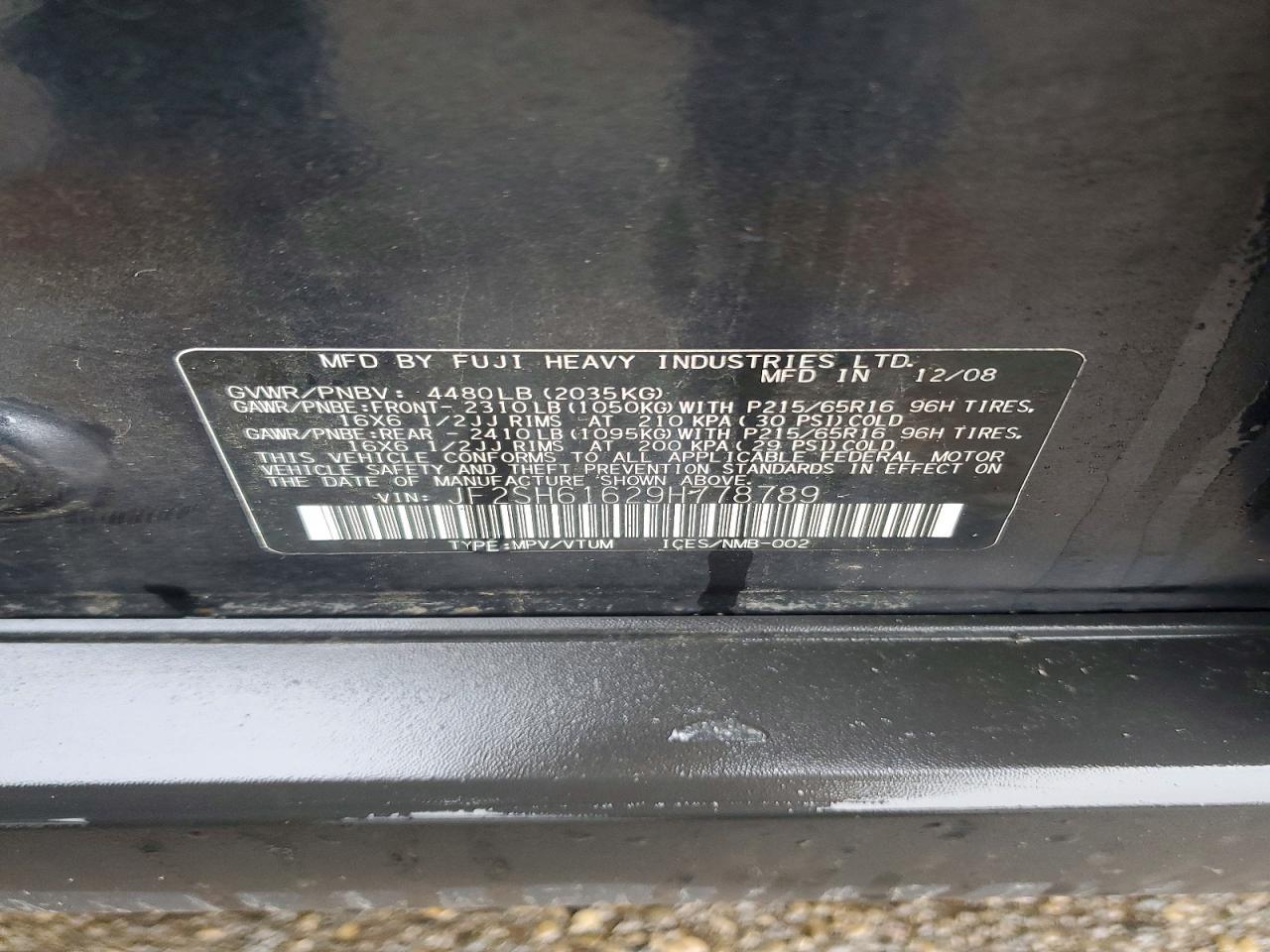 2009 Subaru Forester 2.5x