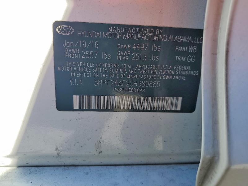 2016 Hyundai Sonata se