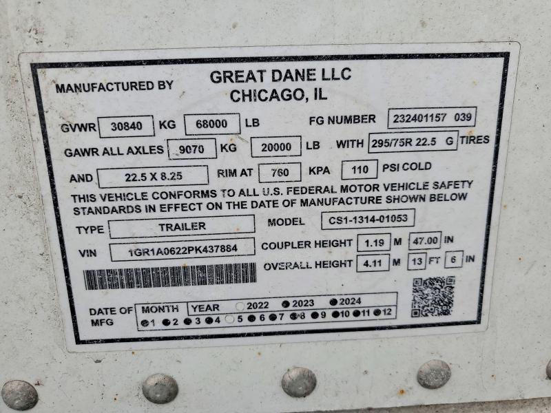 2023 Great Dane 2023 Great Dane 53FT Trail-DRY Van Trailer