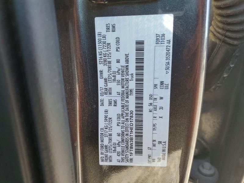 2017 Ford F350 Super Duty