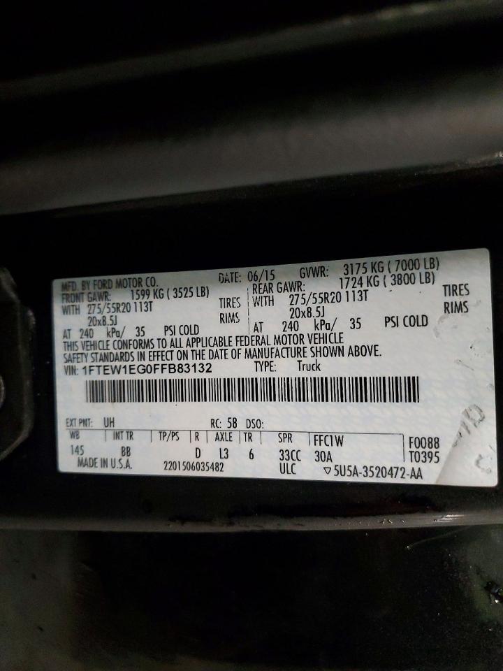 2015 Ford F150 Supercrew