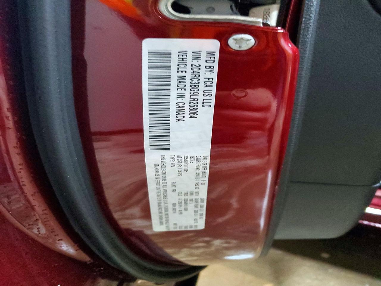 2020 Chrysler Pacifica Touring l