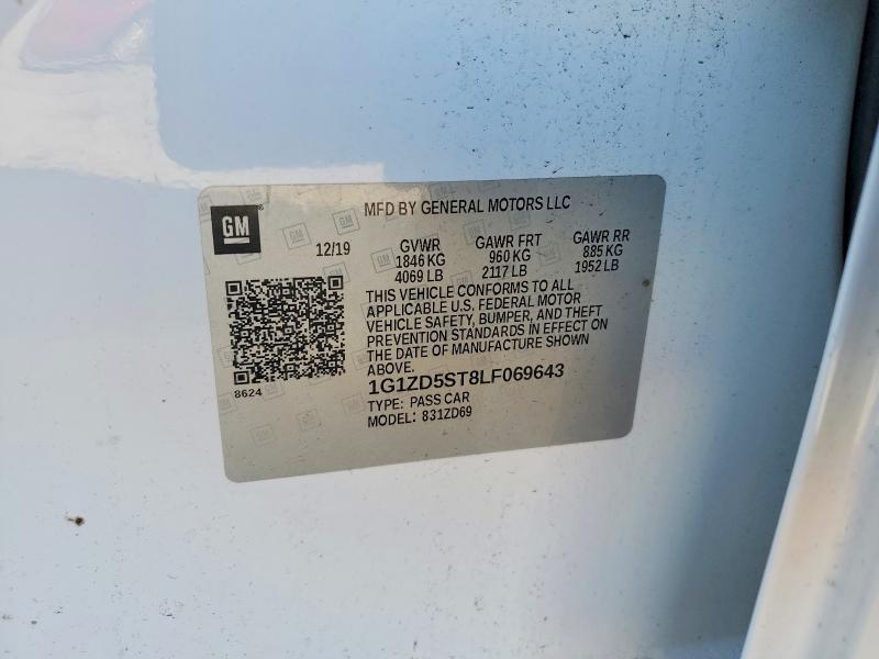 2020 Chev Malibu lt