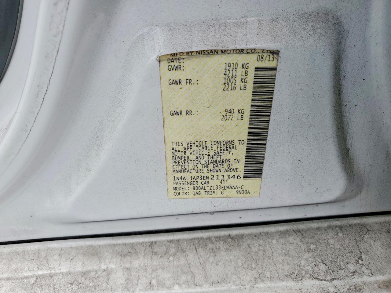2014 Nissan Altima 2.5