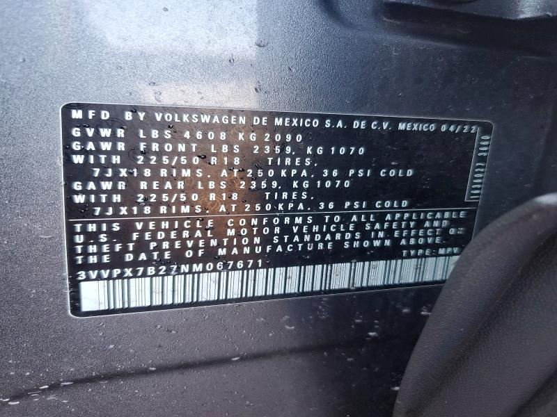 2022 Volkswagen Taos se iq Drive