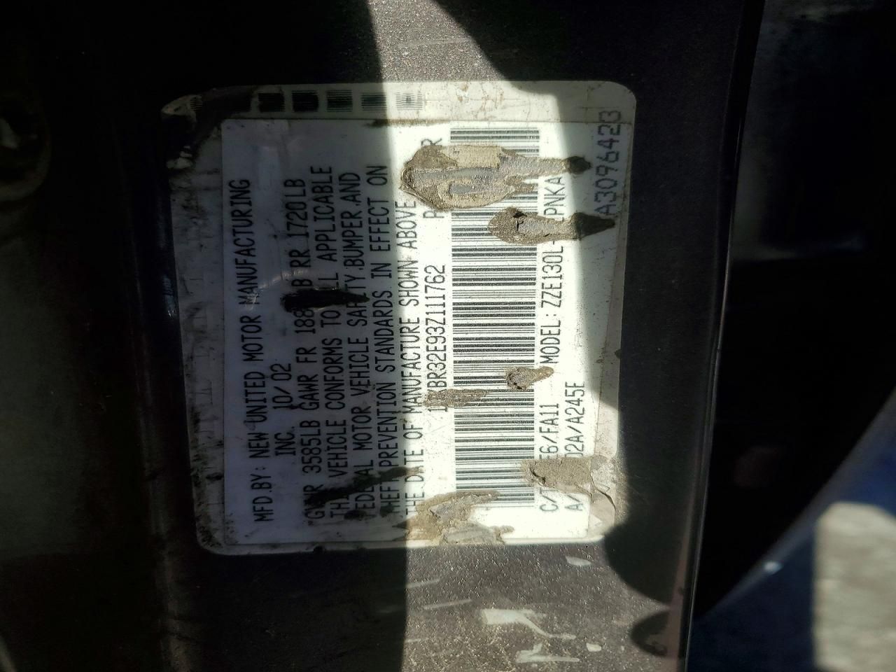 2003 Toyota Corolla ce