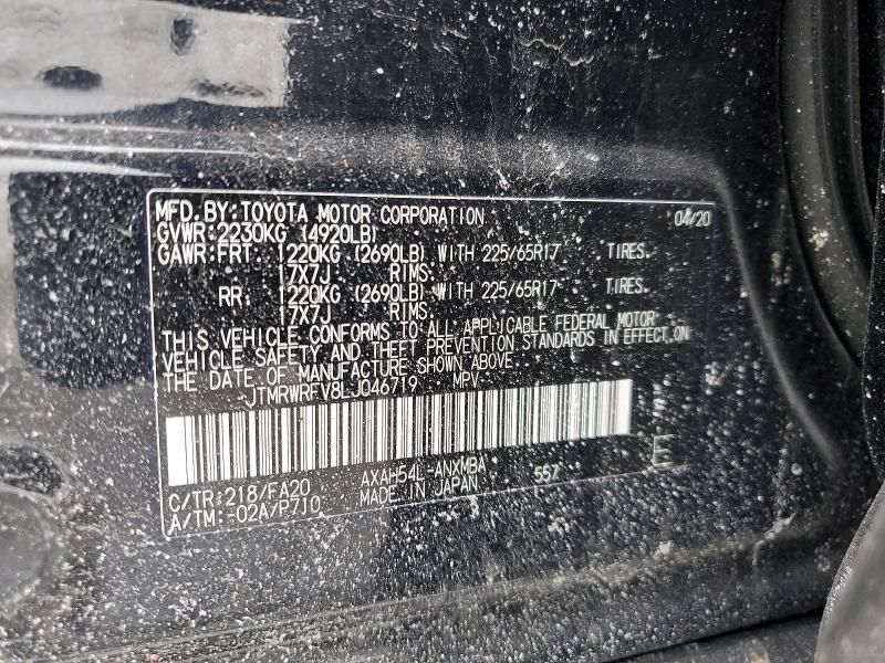 2020 Toyota Rav4 xle