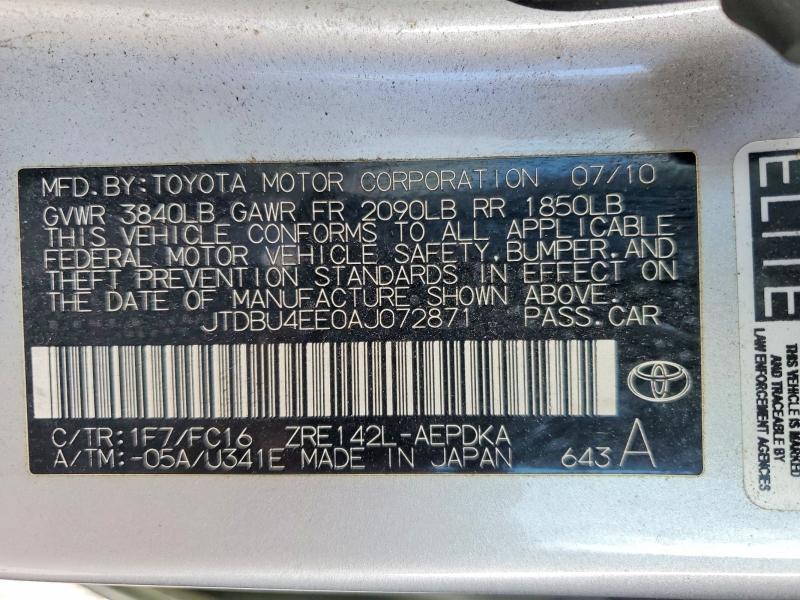 2010 Toyota Corolla Base