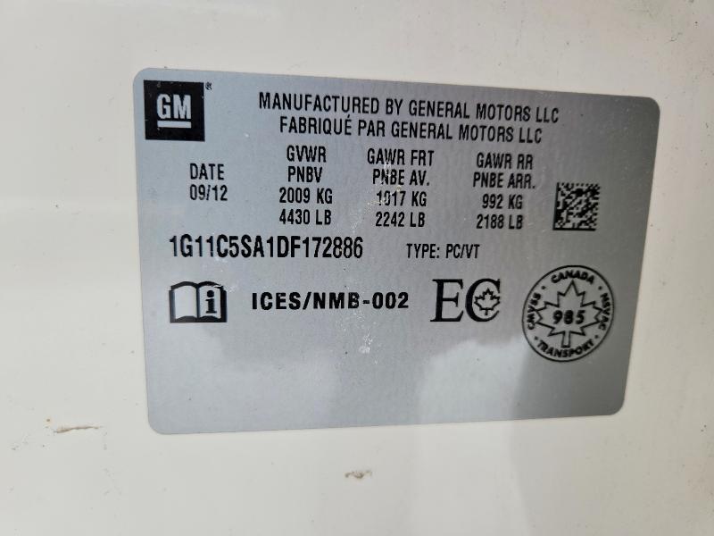 2013 Chevrolet Malibu 1LT