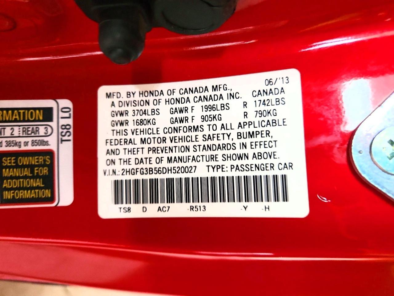 2013 Honda Civic lx