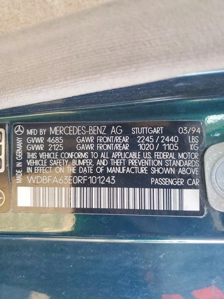 1994 Mercedes-Benz Sl 320