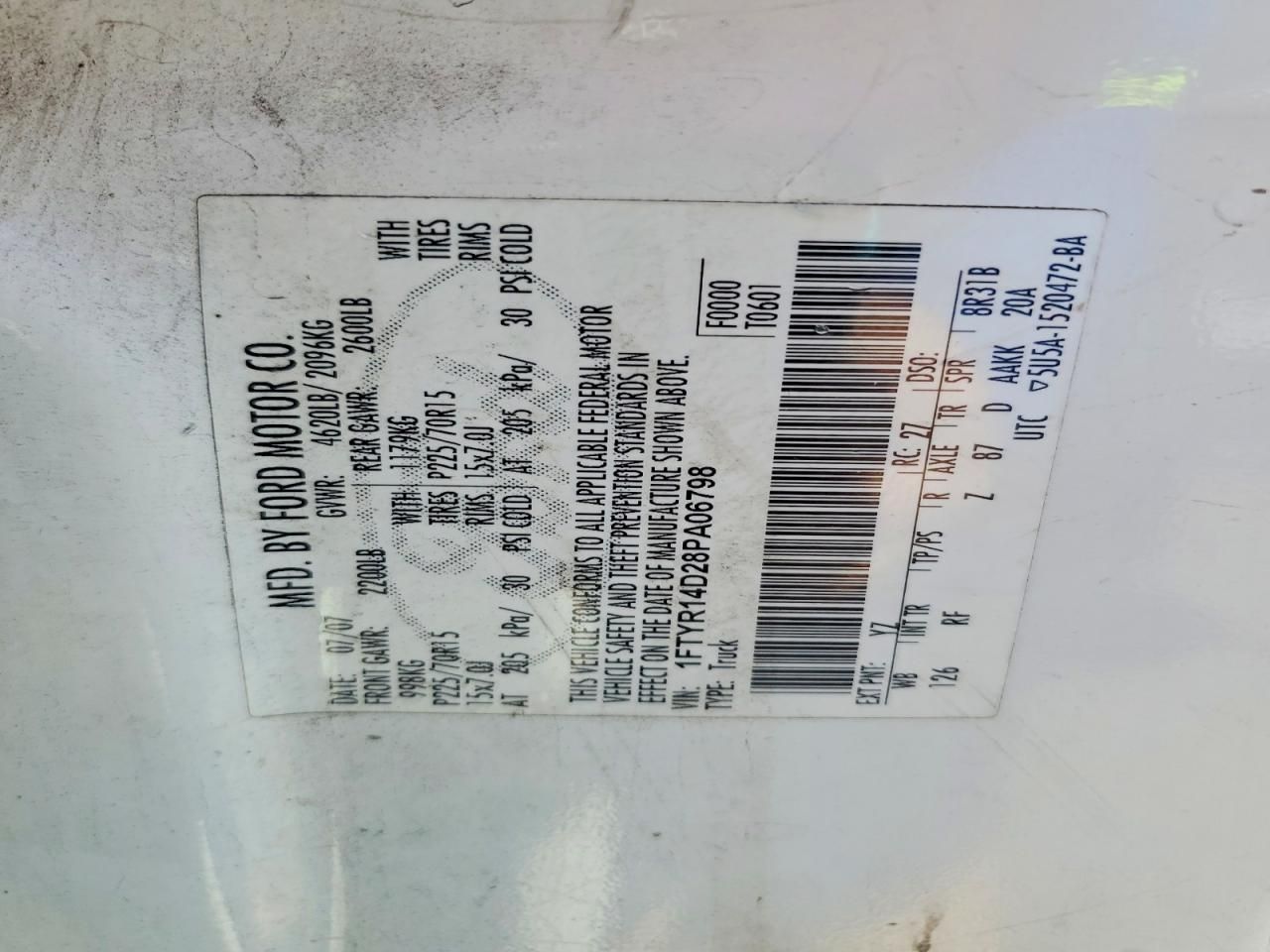 2008 Ford Ranger Super cab