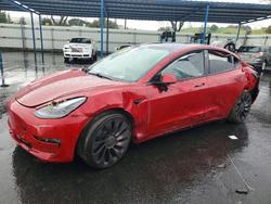 Tesla Model 3 salvage cars for sale: 2021 Tesla Model 3