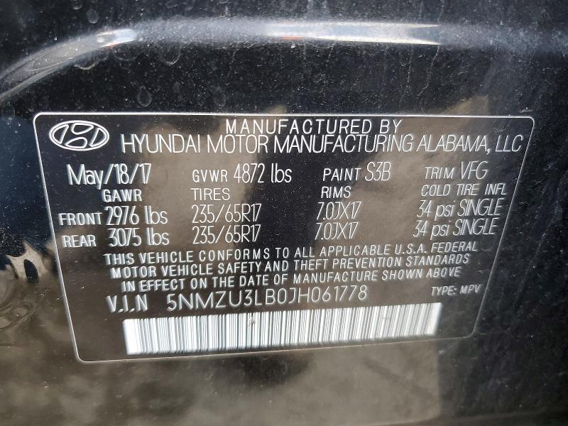 2018 Hyundai Santa fe Sport 2.4l