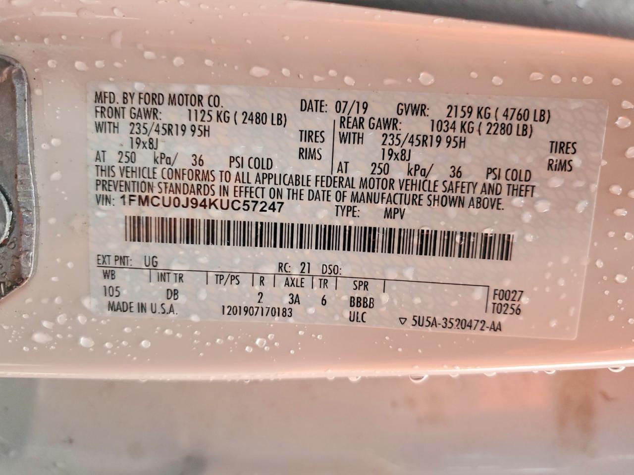 2019 Ford Escape Titanium