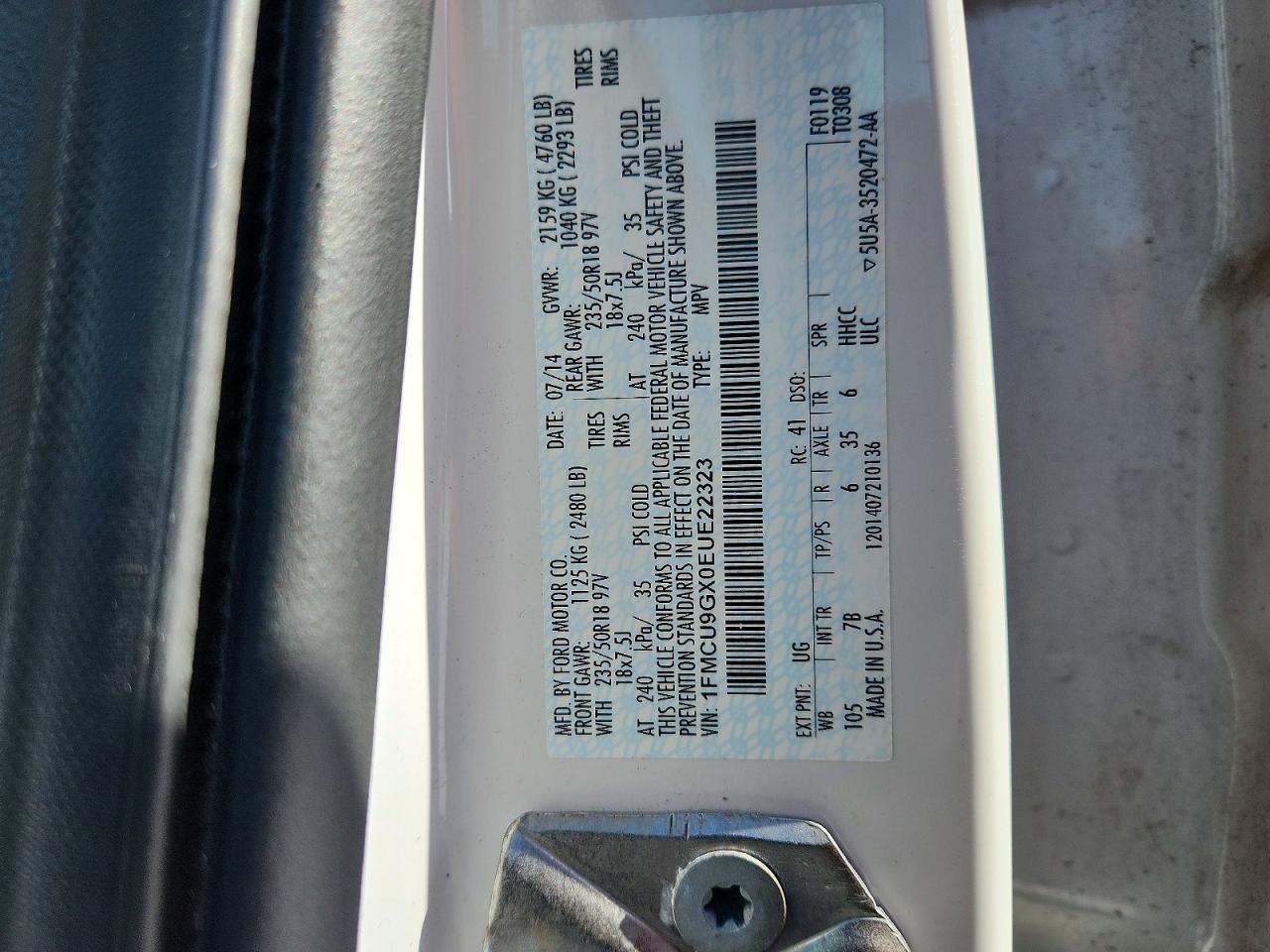 2014 Ford Escape se