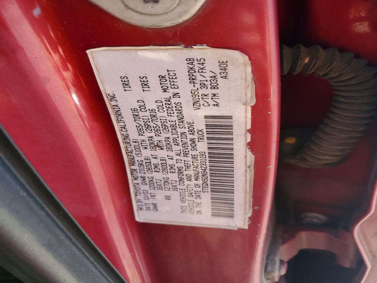 2004 Toyota Tacoma Double Cab Prerunner