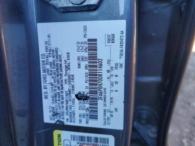 2013 Ford Fusion se
