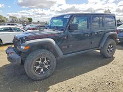 Jeep salvage cars for sale: 2021 Jeep Wrangler Unlimited Rubicon