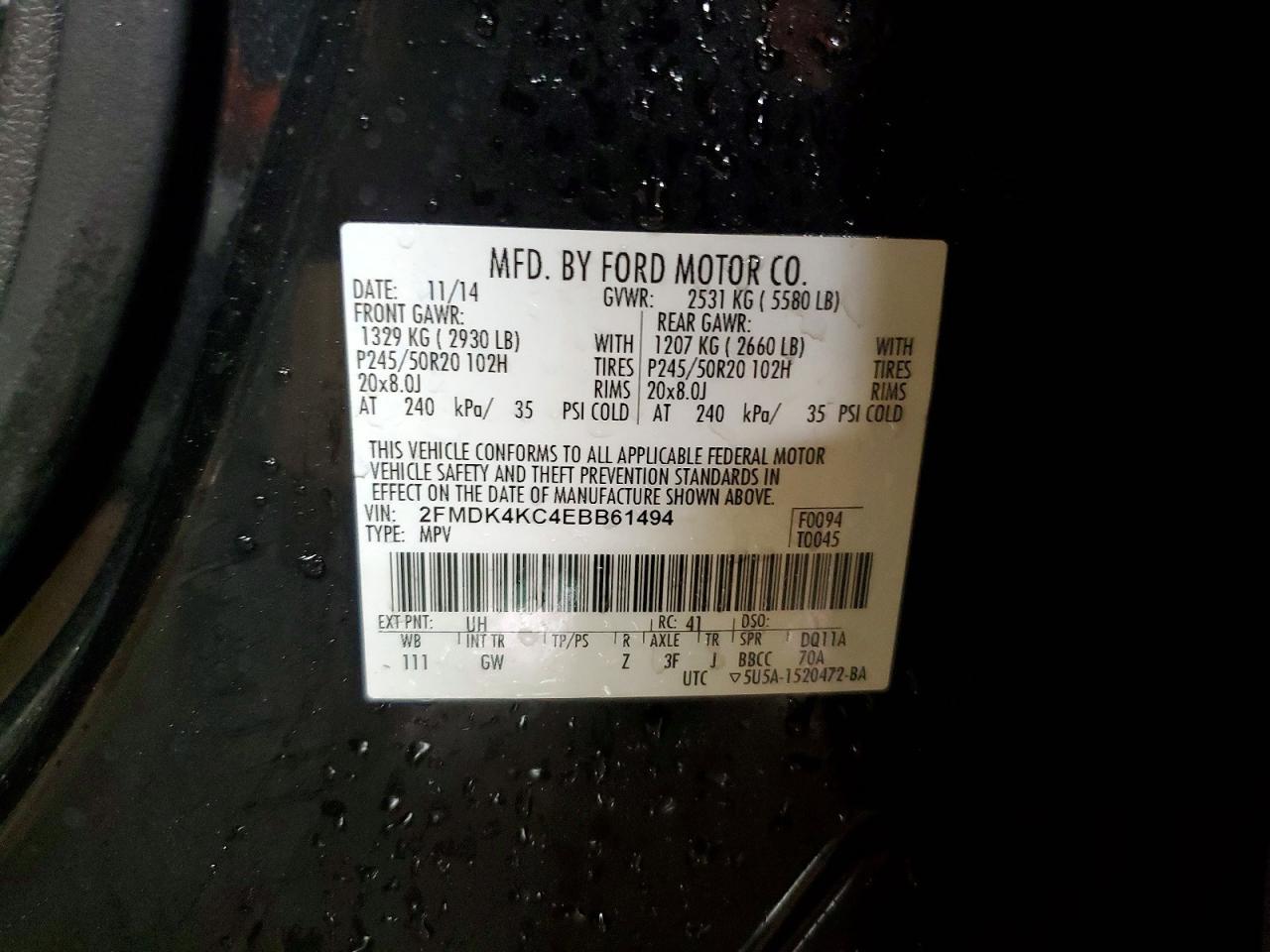 2014 Ford Edge Limited