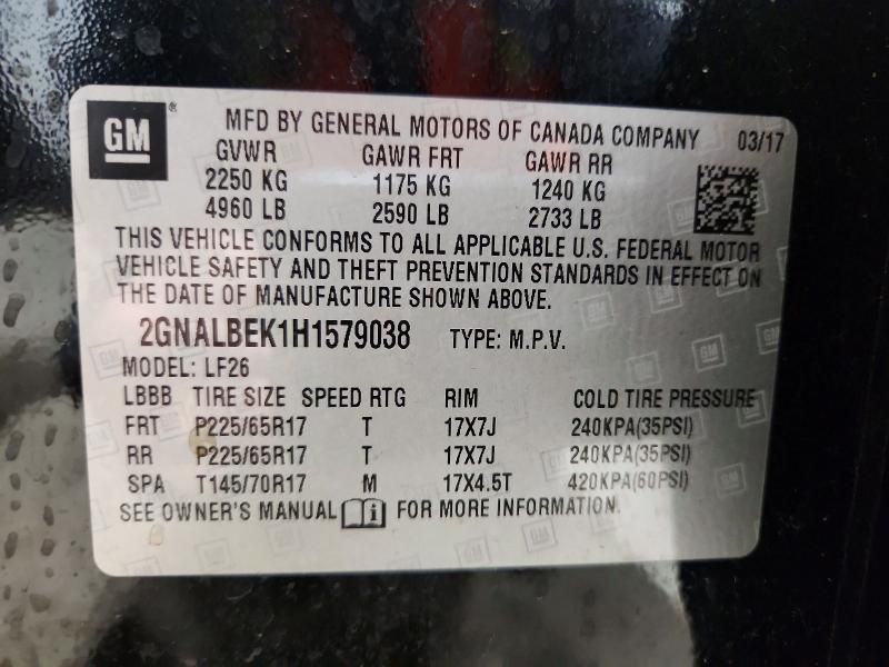 2017 Chevrolet Equinox ls