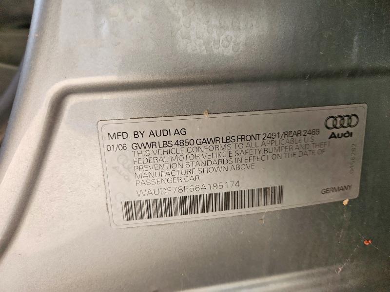 2006 Audi A4 2.0t Quattro