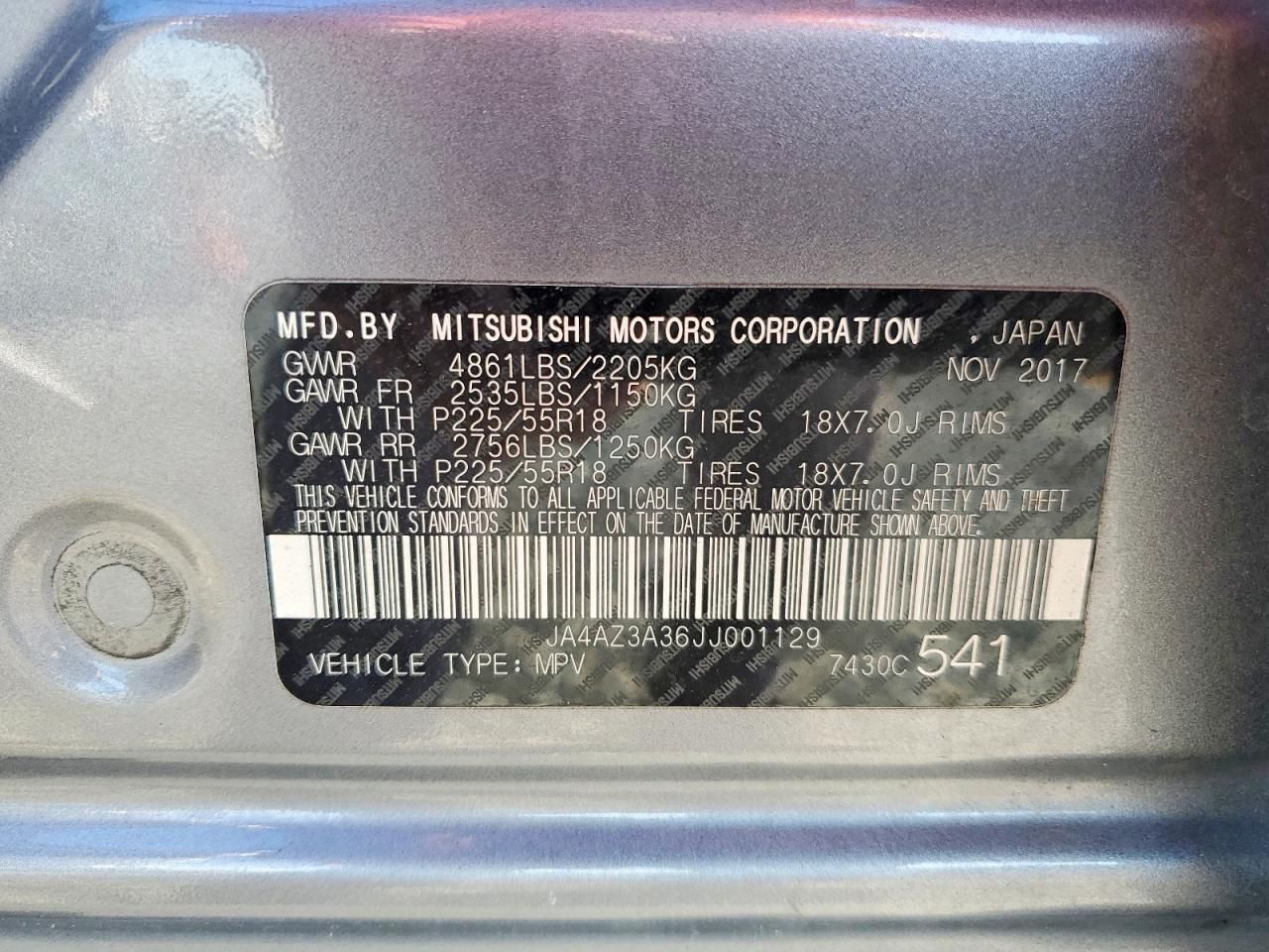 2018 Mitsubishi Outlander se