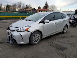 Toyota Prius salvage cars for sale: 2015 Toyota Prius v